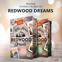 Humorvoll, emotional und sexy – Liebesgeschichten zum Wohlfühlen: Redwood - Set 2 (enthält Band 4-5) von Kelly Moran mit Farbschnitt. 🥰