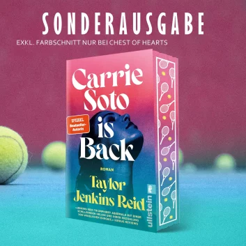 Jedes Spiel hat seinen Preis. Und Carrie Soto ist bereit, alles zu geben - "Carrie Soto is Back" von Taylor Jenkins Reid mit Farbschnitt. 🎾