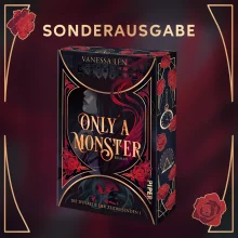 Der fantastische erste Band der Dynastie der Zeitreisenden-Reihe - "Only a Monster" von Vanessa Len. Wenn die Heldin in Wahrheit das Monster ist … 🧟