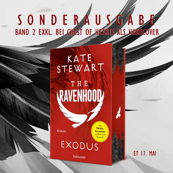 TikTok made me buy it: "The Ravenhood - Exodus" - Band 2 der romantischen "The Ravenhood"-Trilogie von Kate Stewart als exklusive Hardcover Ausgabe. 🐫