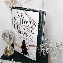Der Beginn einer neuen Fantasy-Trilogie : "Threads of Power" - Sonderausgabe der Bestsellerautorin V. E. Schwab mit exklusivem Farbschnitt. 🪡
