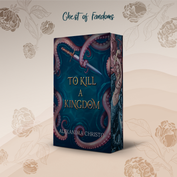 "To Kill A Kingdom" von Alexandra Christo als dunkles Paperback im neuen Gewand mit Farbschnitt und illustrierten Innenklappen. ⚔️