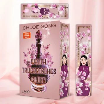 "Welch trügerisches Glück" - Band 1 der düsteren Romance-Reihe -"Welch trügerisches Glück" von Chloe Gong mit exklusivem Farbschnitt von Giessel Design.