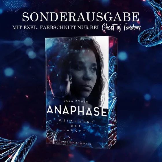 Die Near-Future Dystopie, die die Grenzen der Moral sprengen wird: "Anaphase - Gefangene der Angst" - Band 1 der "Anaphase"-Reihe von Lara Roner. 🧫