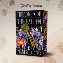 "Throne of the Fallen - Verführt" von Kerri Maniscalco aus der Welt von »Kingdom of the Wicked« mit exklusivem Farbschnitt. 😏